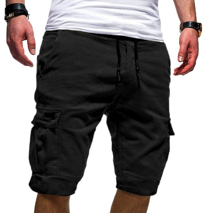 Herren Lässig Cargoshorts mit Kordelzug | Mehrere Taschen