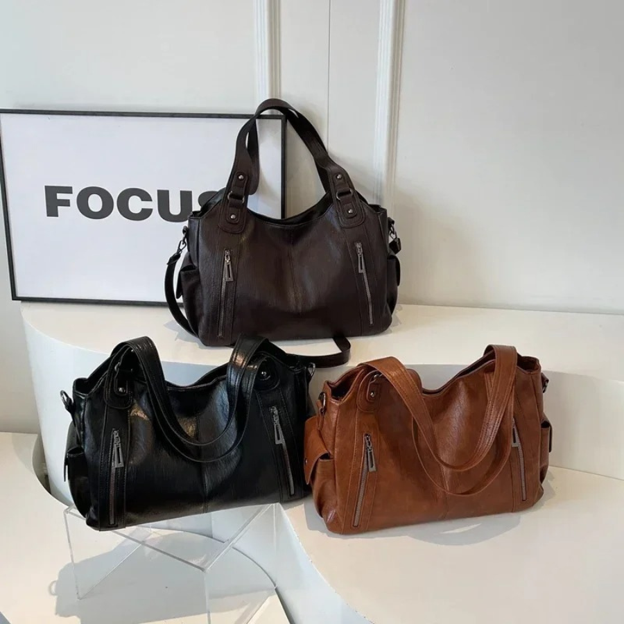 Damen Große Trage Handtasche | mit Optionalem Schultergurt