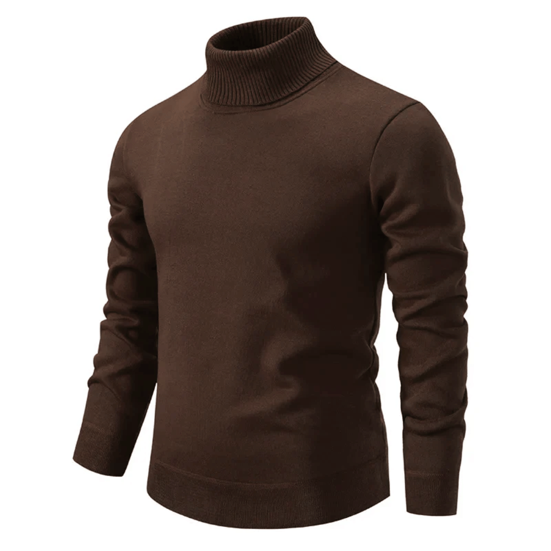 Herren Elegant Rollkragenpullover | Warm
