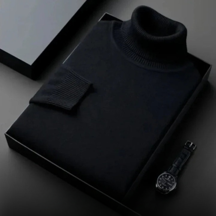 Herren Strick Rollkragenpullover | Warm