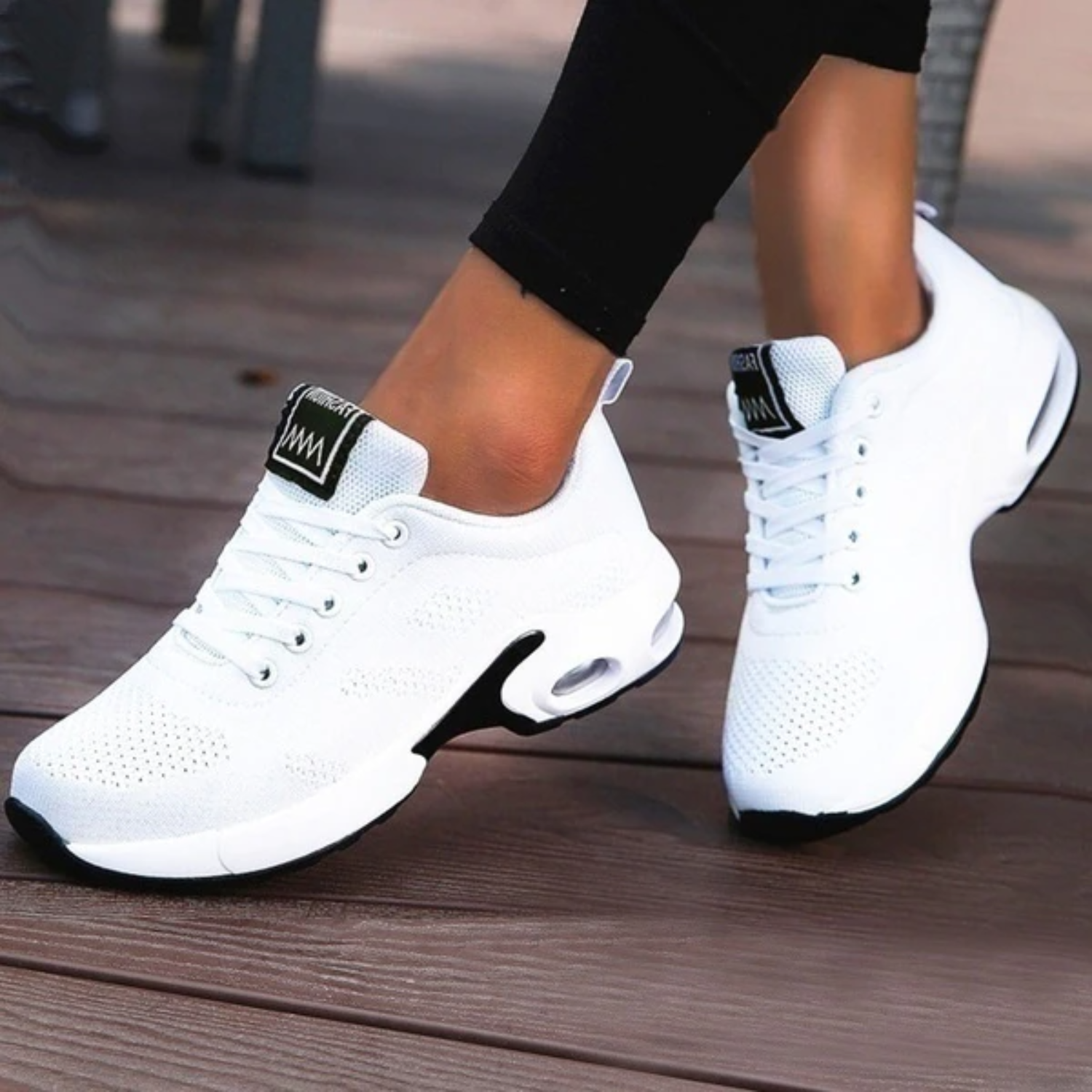Damen Lässige Lauf Sneaker | Schnürverschluss