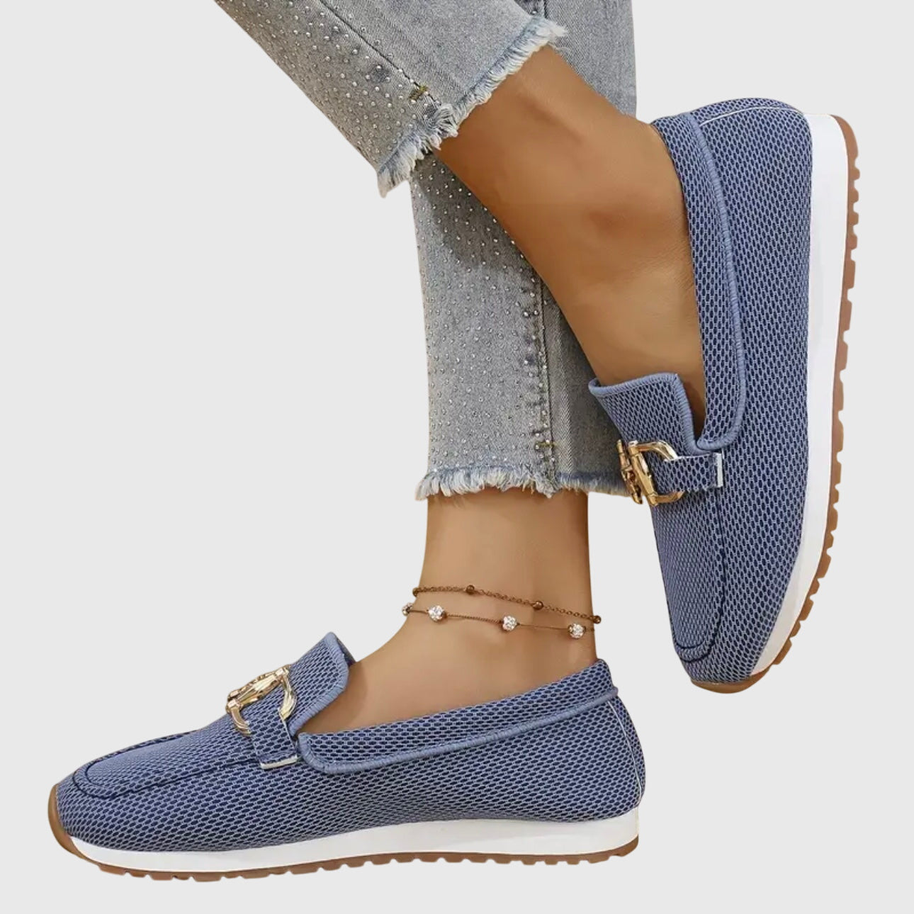 Damen Flache Reinschlüpfen Loafers | Gehen