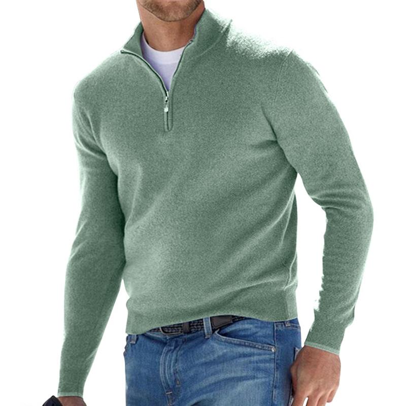 Herren Elegant Pullover | Zipper