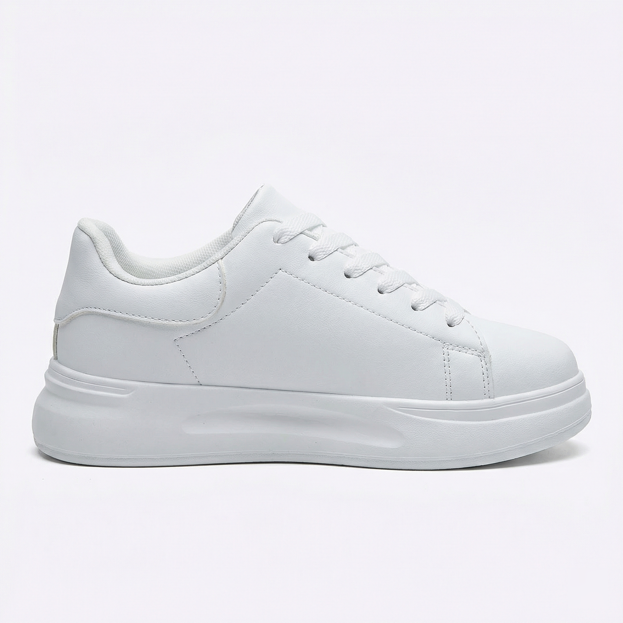 Damen Weiße Sneaker | Plateau