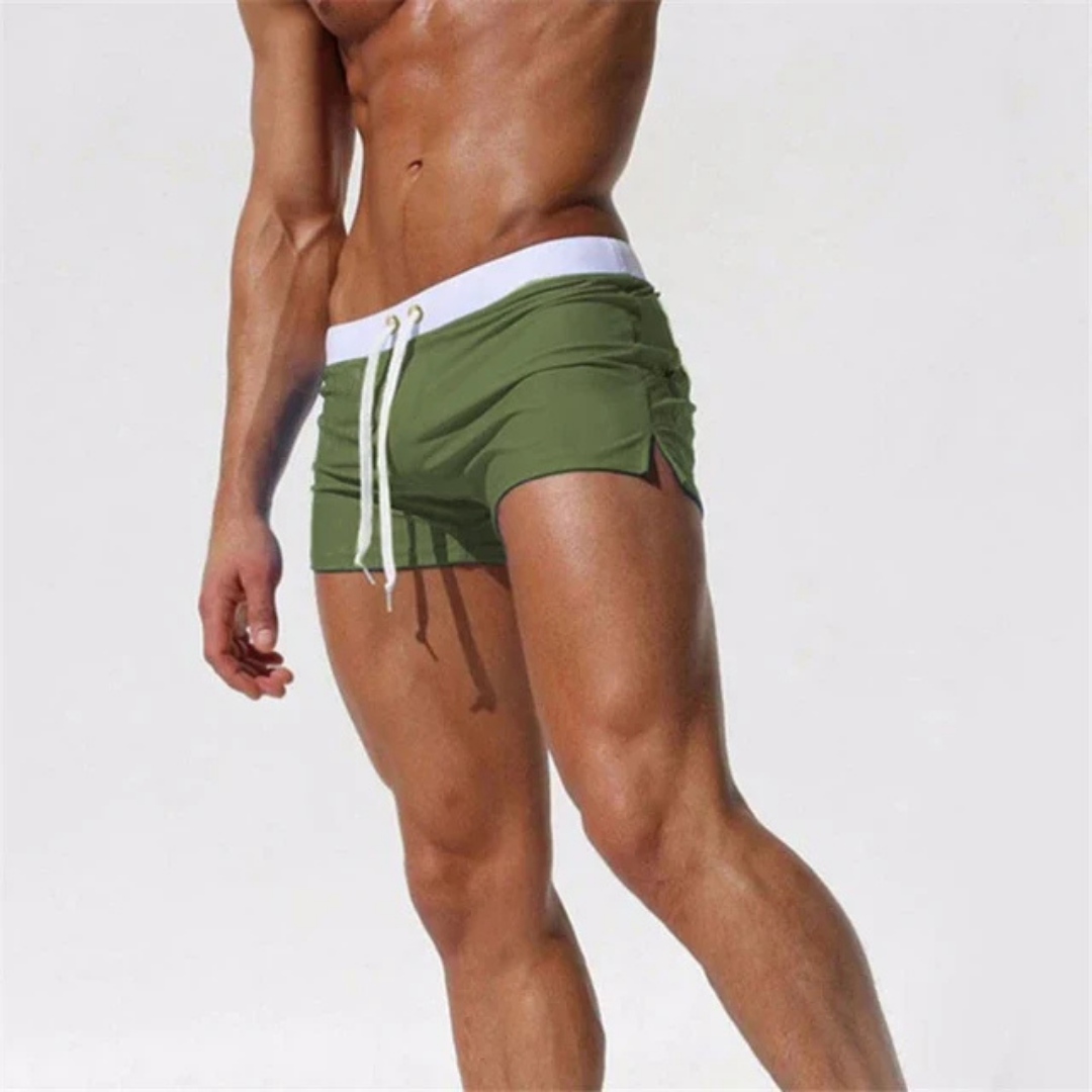 Herren Badeshorts mit Kordelzug | Kurz