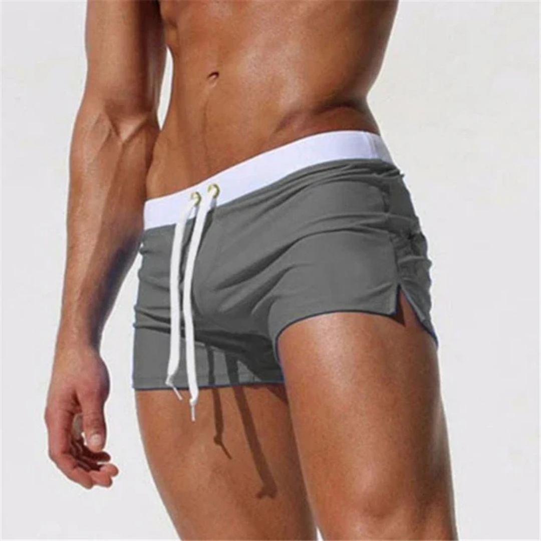 Herren Badeshorts mit Kordelzug | Kurz