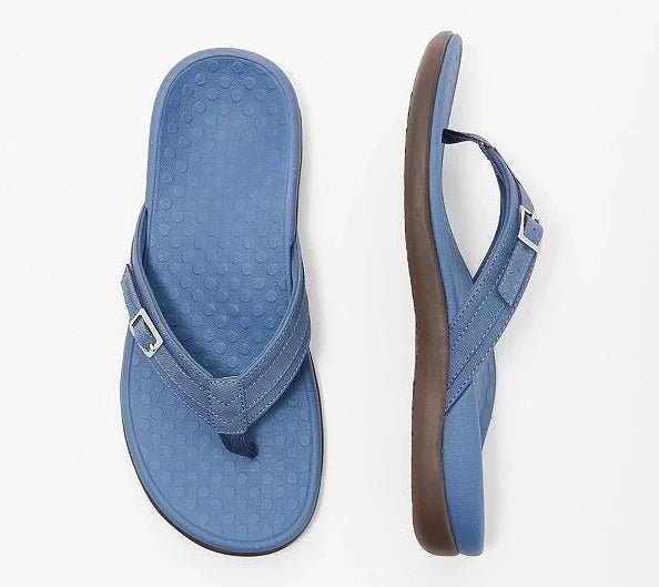 Damen Sommer Strand Pantoletten | mit Schnallen