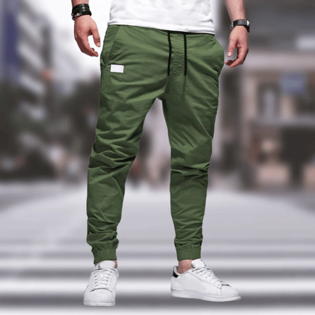 Herren Sommer Cargo Jogginghose | Konische Passform