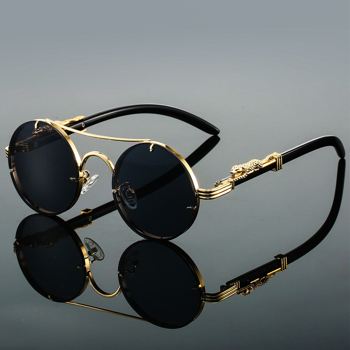 Herren Retro Runde Sonnenbrille | Sommer
