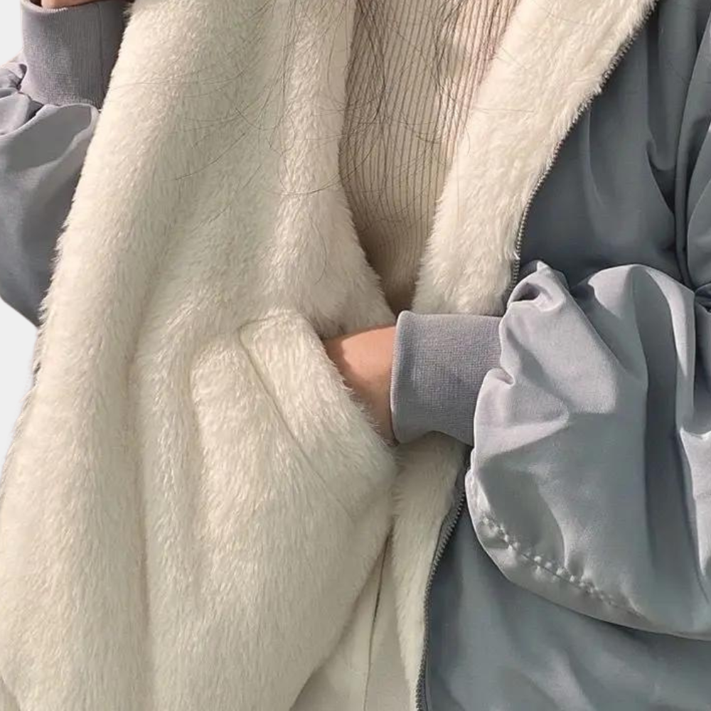 Damen Oversize Winterjacke | Warm