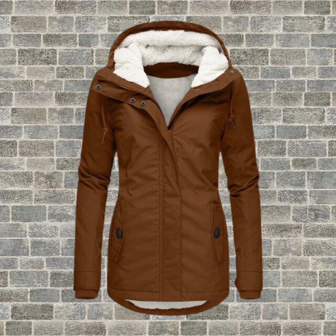 Damen Lange Winterjacke | Warm