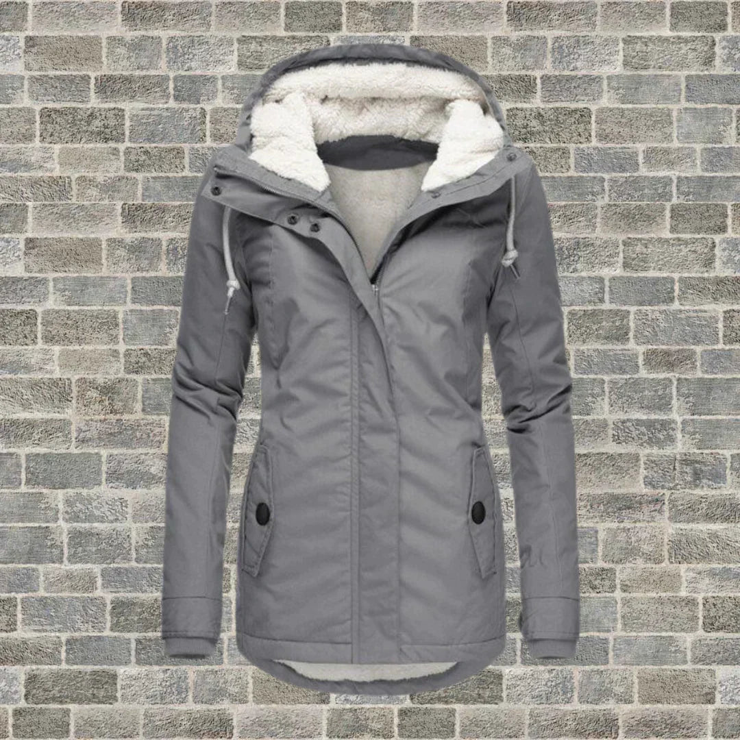 Damen Lange Winterjacke | Warm