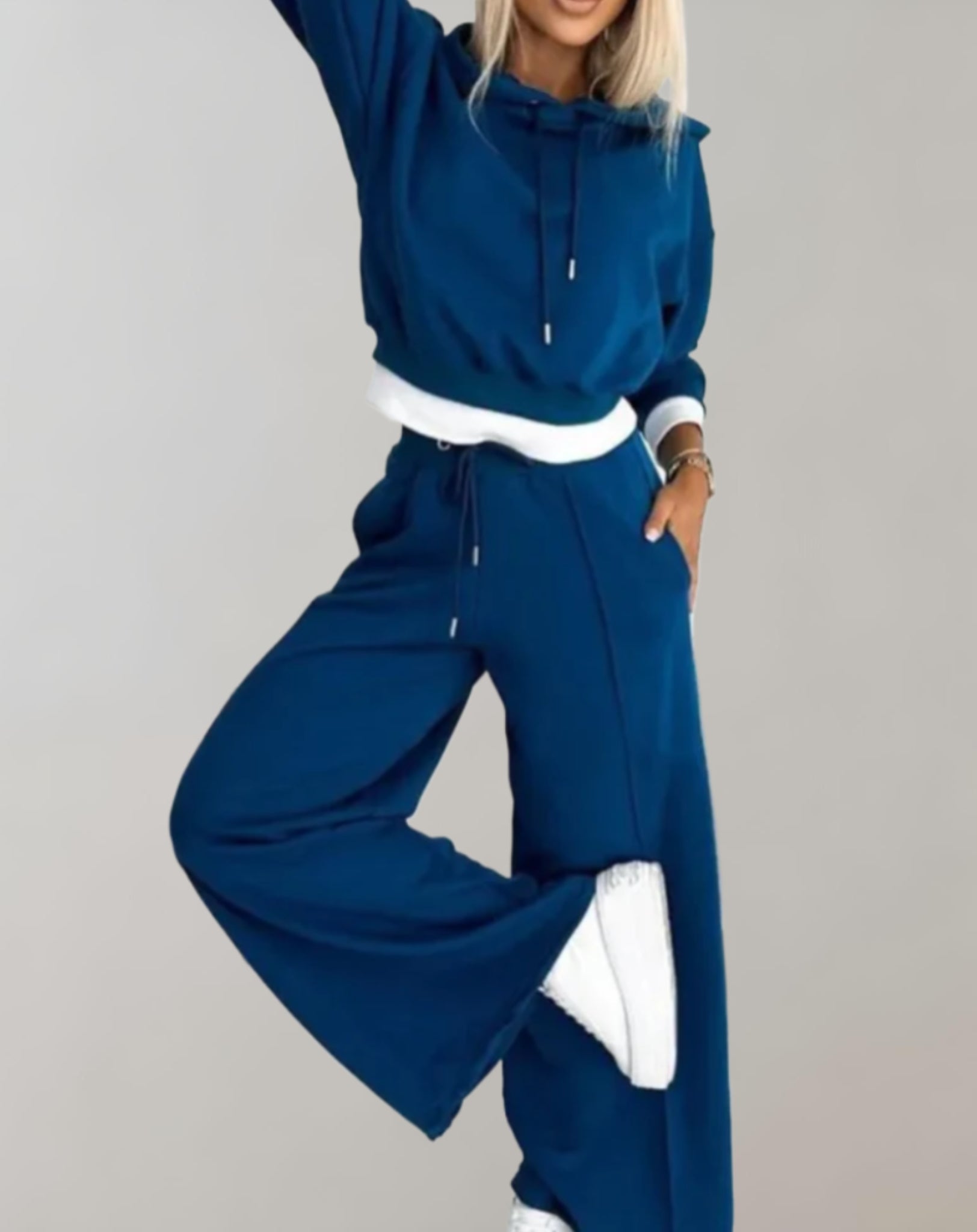 Damen Jogginganzug | Hose und Kapuzenpullover Set