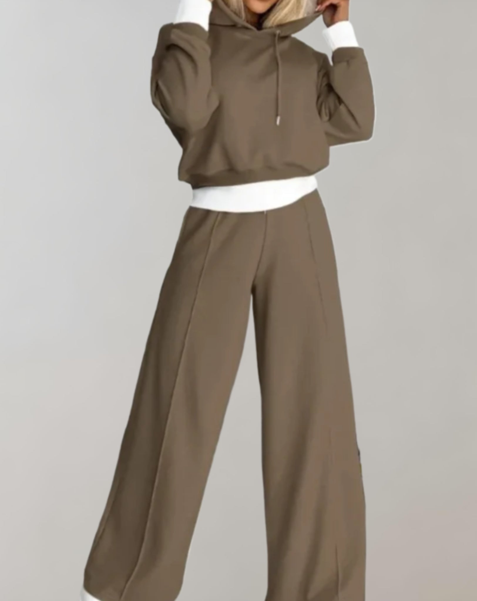 Damen Jogginganzug | Hose und Kapuzenpullover Set