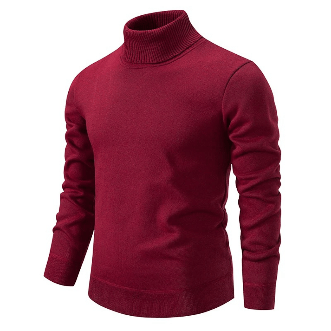 Herren Elegant Rollkragenpullover | Warm