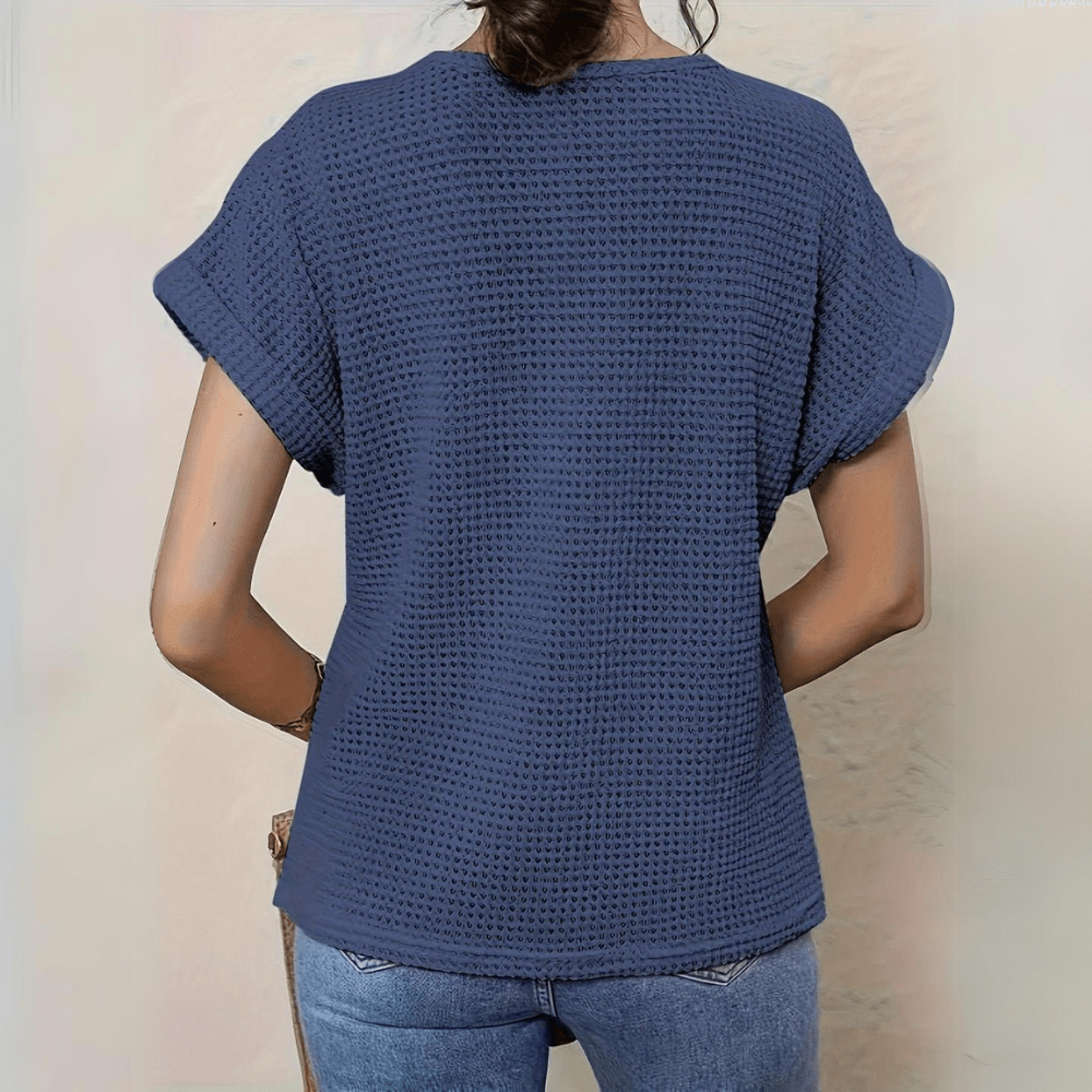 Damen Boho Sommer Top | Kurzarm
