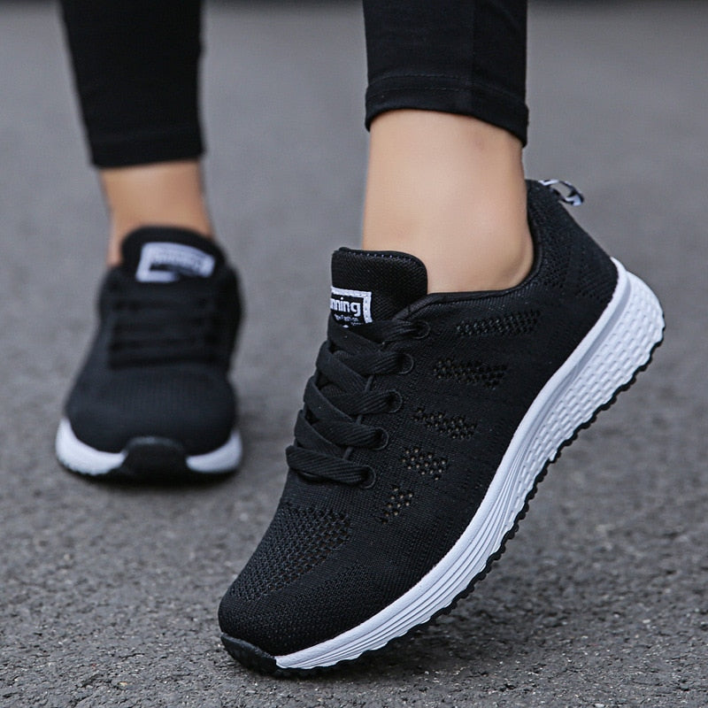 Damen Sportliche Lauf Sneaker | Schnürverschluss