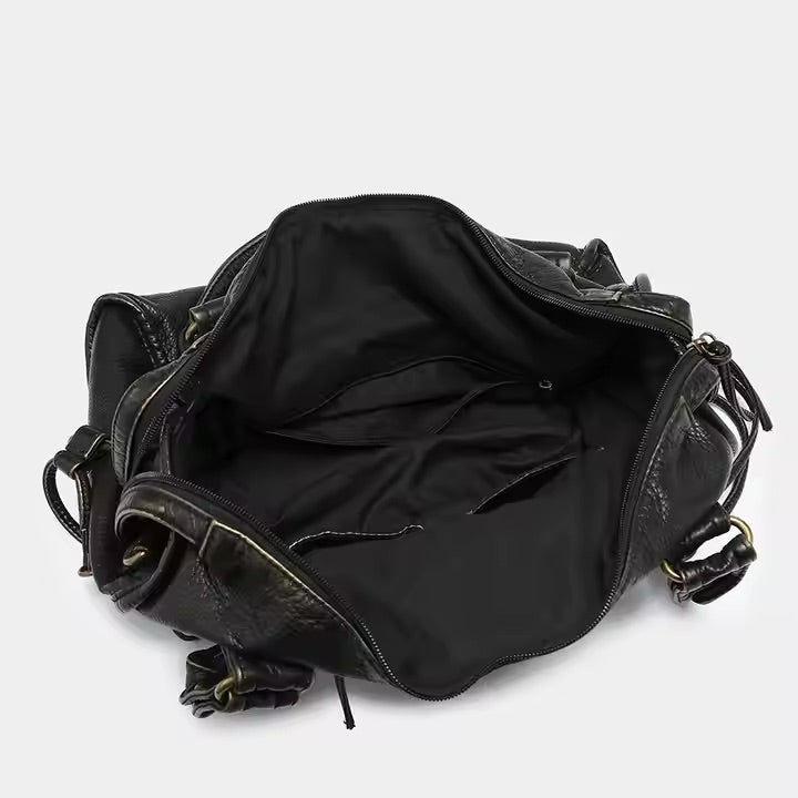 Damen Vintage Boho-Stil Handtasche | Großes Fach