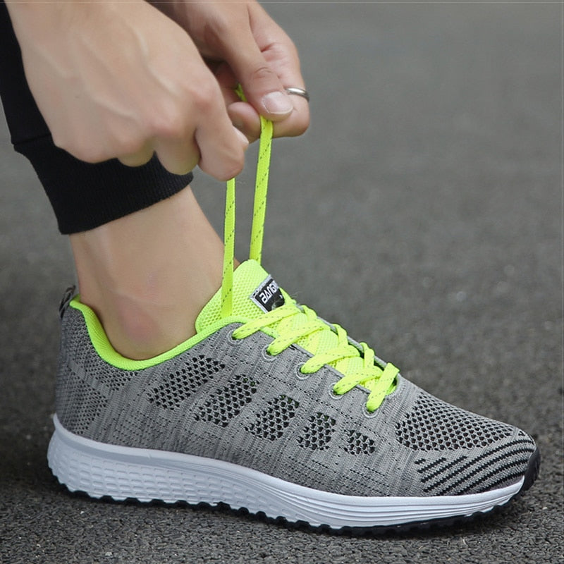 Damen Sportliche Lauf Sneaker | Schnürverschluss