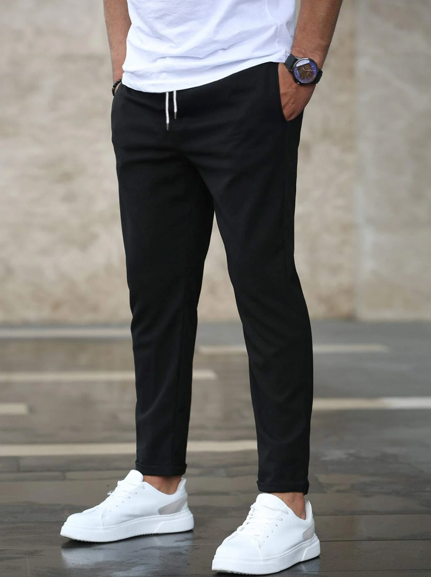 Herren Schlanke Passform Jogginghose | mit Kordelzug