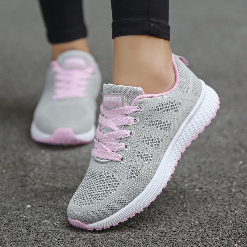 Damen Sportliche Lauf Sneaker | Schnürverschluss