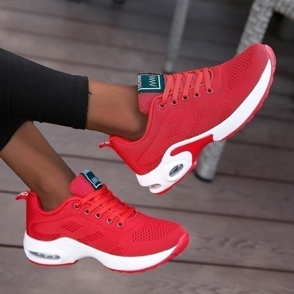 Damen Lauf und Gehen Sneaker | Plateau