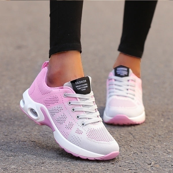 Damen Lauf und Gehen Sneaker | Plateau