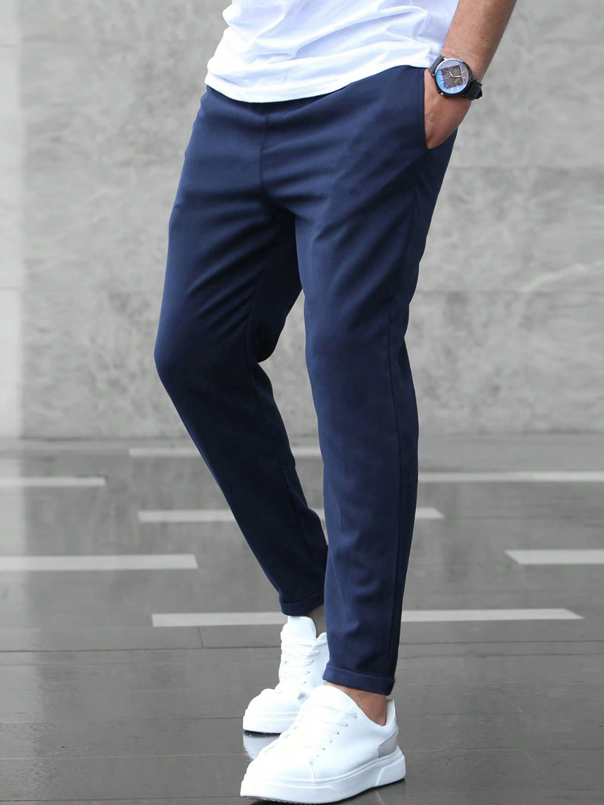 Herren Schlanke Passform Jogginghose | mit Kordelzug