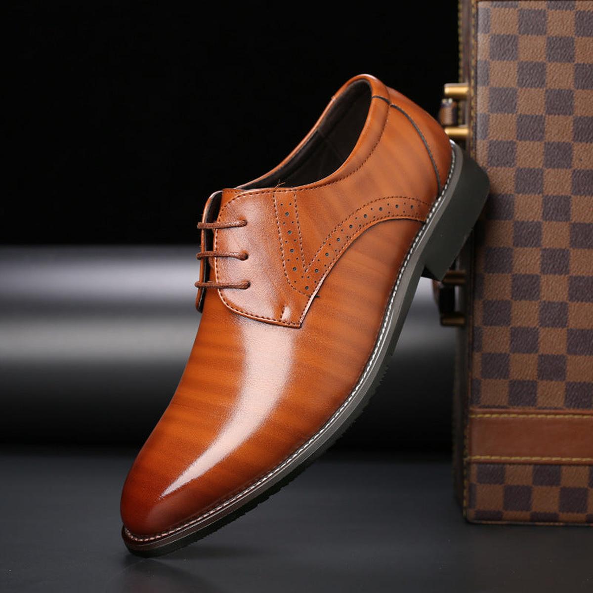 Herren Formell Oxford Schuhe | Schnürverschluss