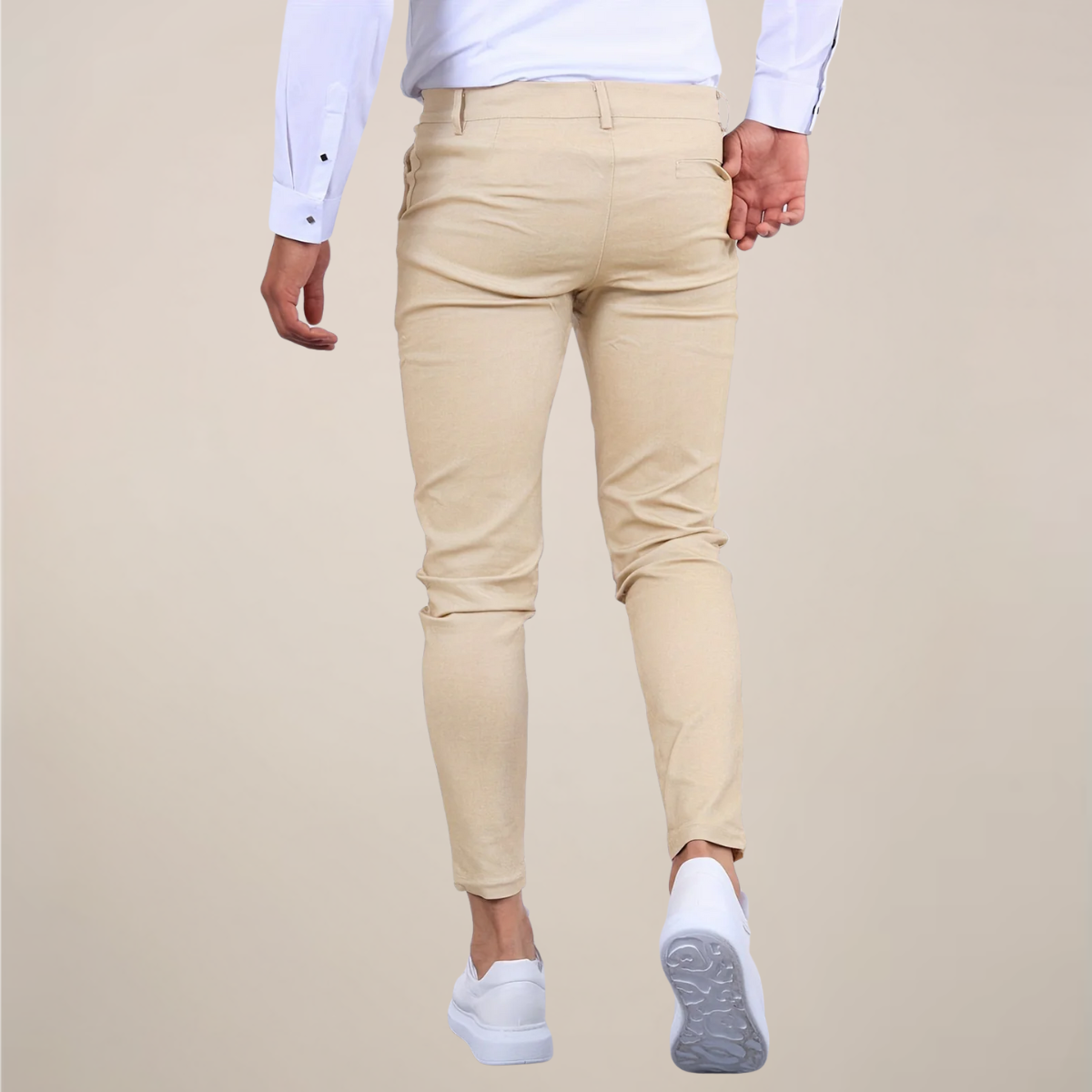 Herren Business Lässig Chino Hose | Schlanke Passform