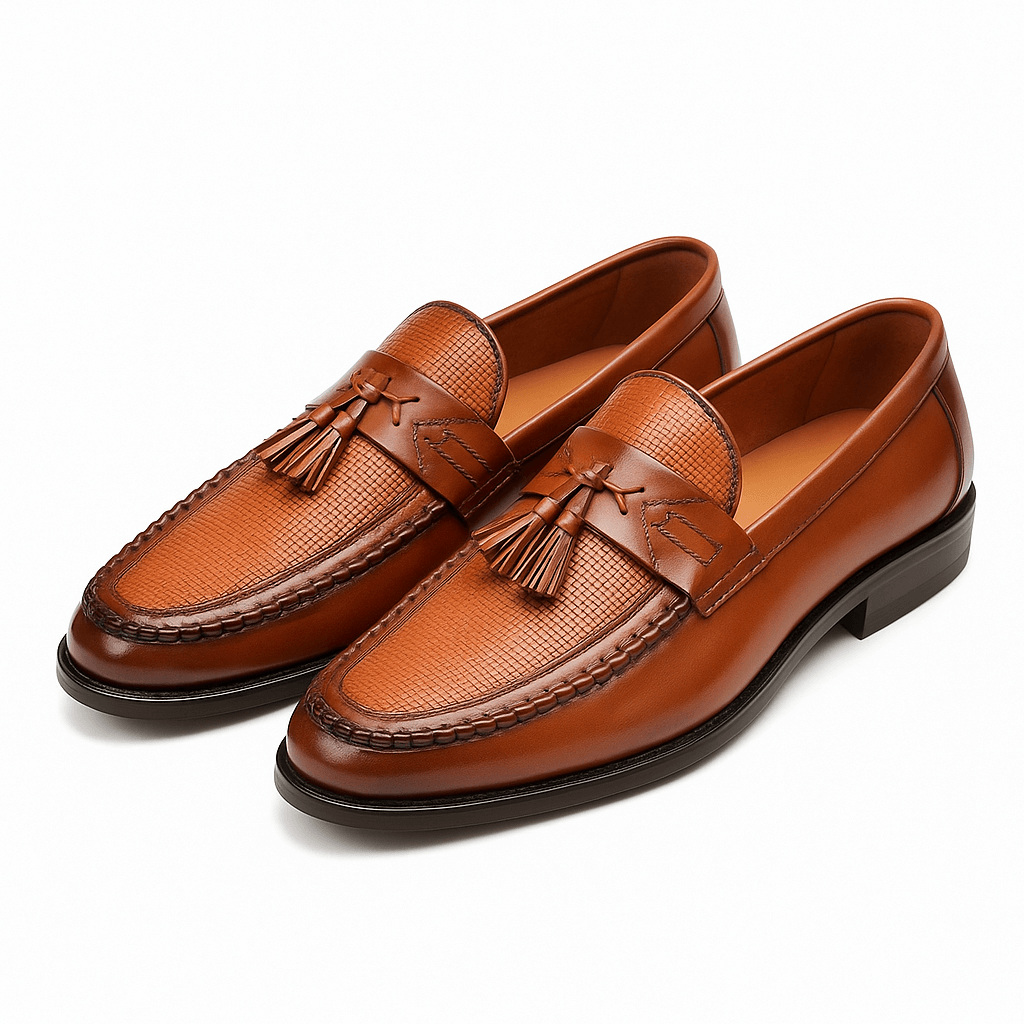Herren Business Lässig Loafers mit Quasten | Reinschlüpfen