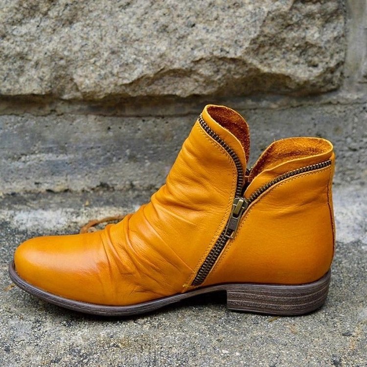 Damen Reißverschluss Stiefeletten | Bequem