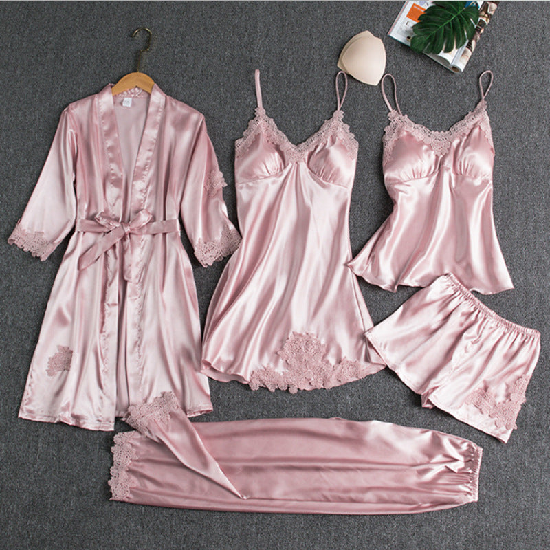 Damen Pyjama Set | 5-Teilig