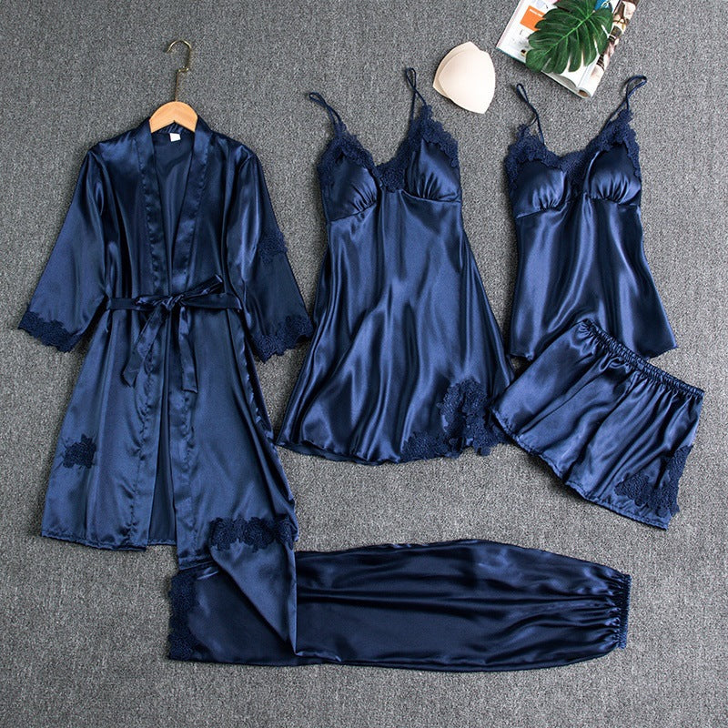 Damen Pyjama Set | 5-Teilig