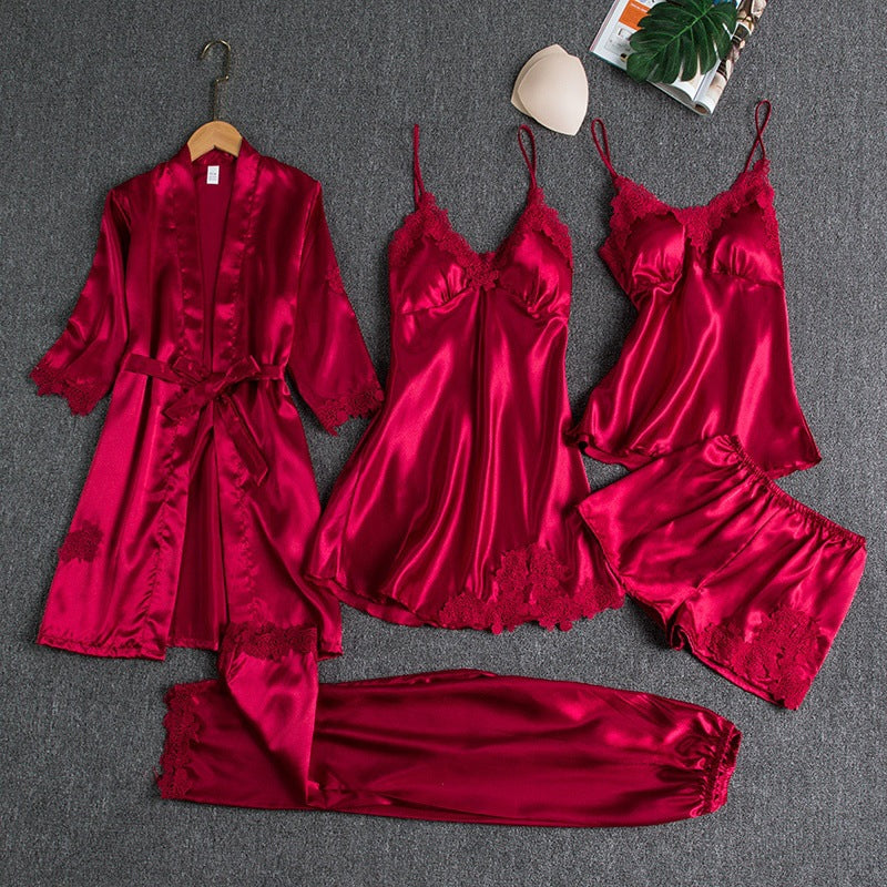 Damen Pyjama Set | 5-Teilig