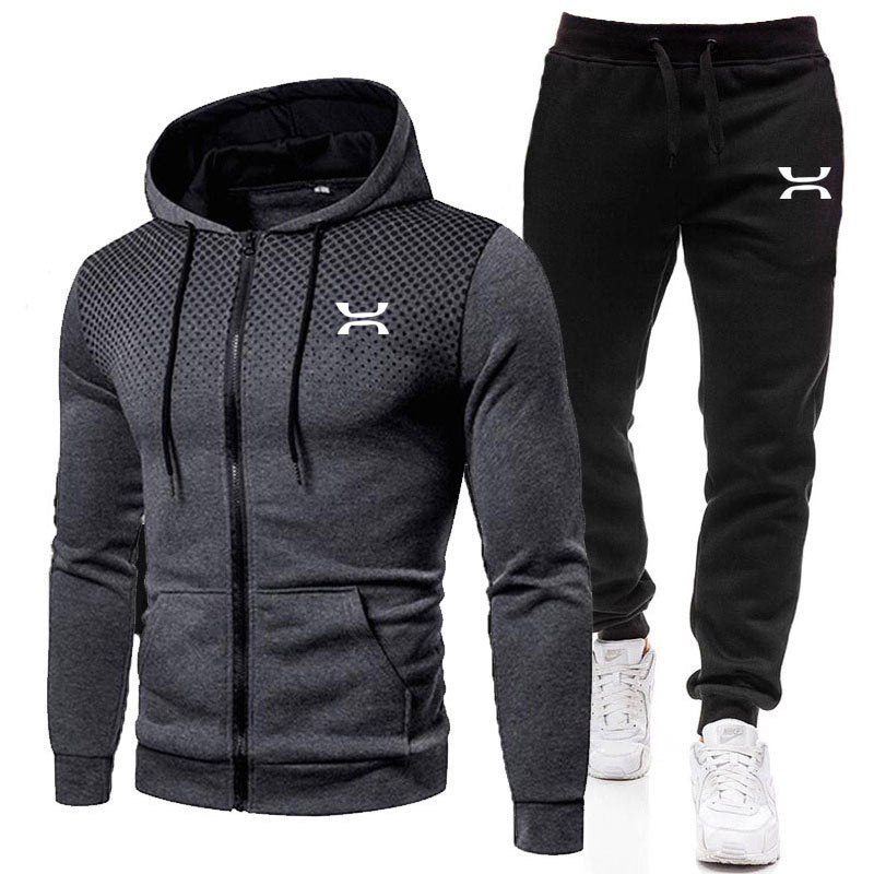 Herren Sportlich Trainingsanzug | Zweiteiliges Set