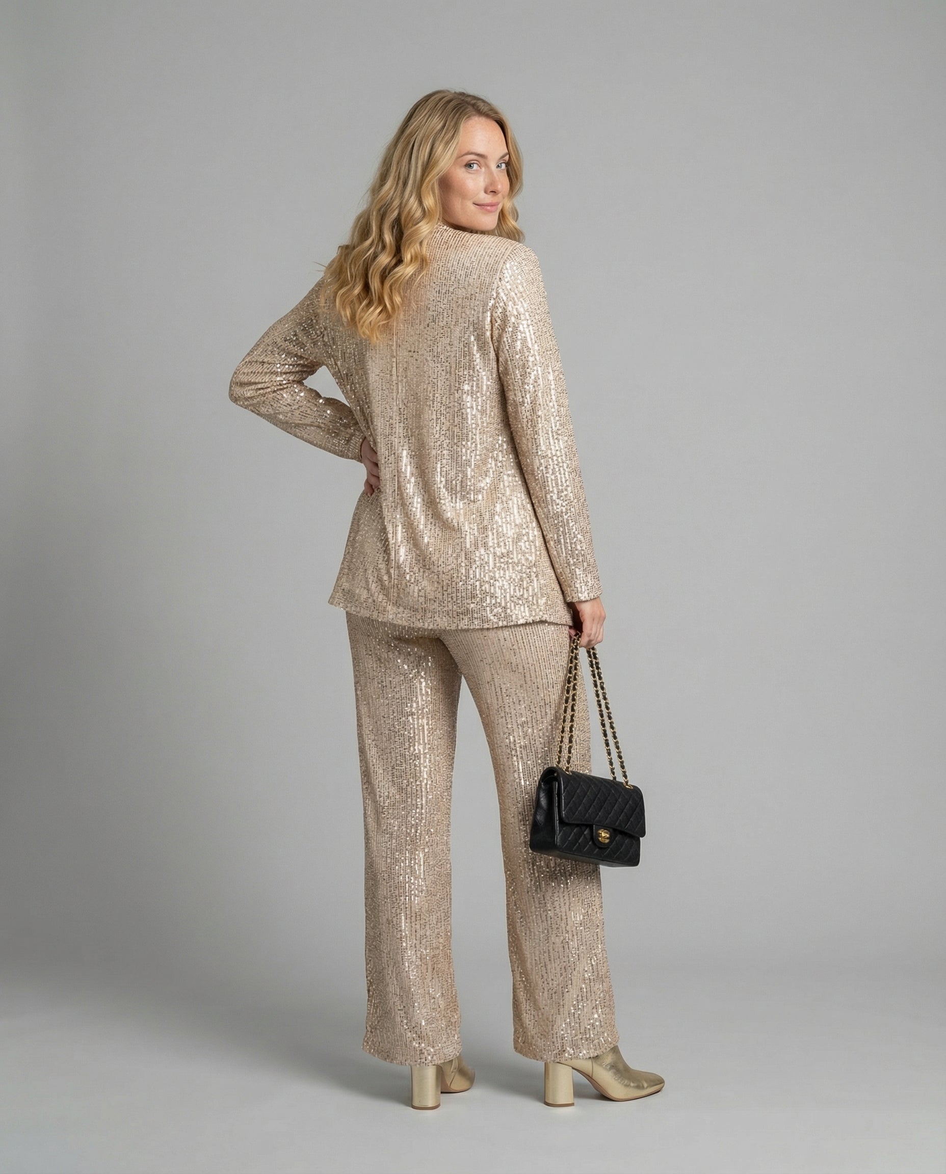 Damen Zweiteiler Hosenanzug | Festliches Outfit