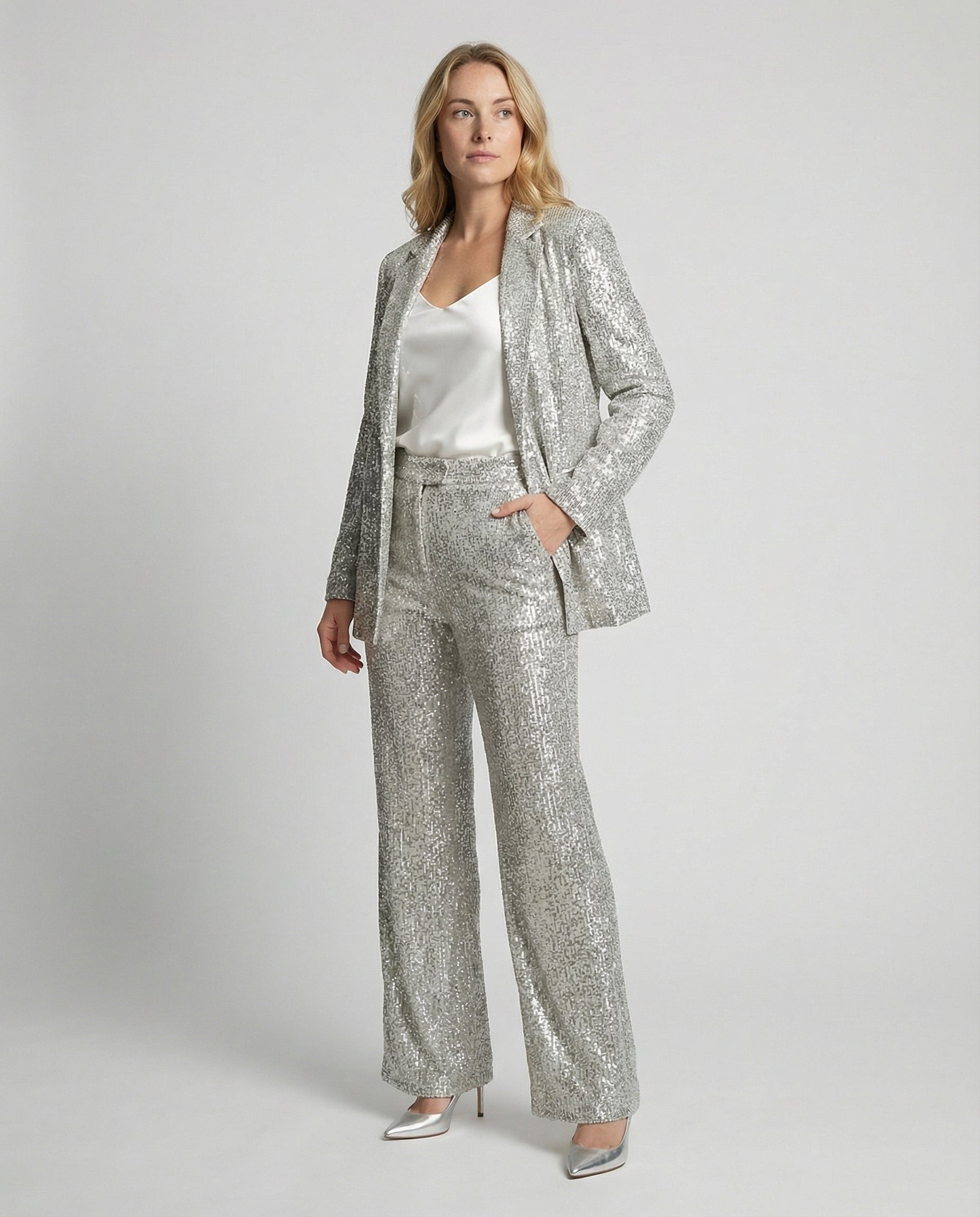 Damen Zweiteiler Hosenanzug | Festliches Outfit