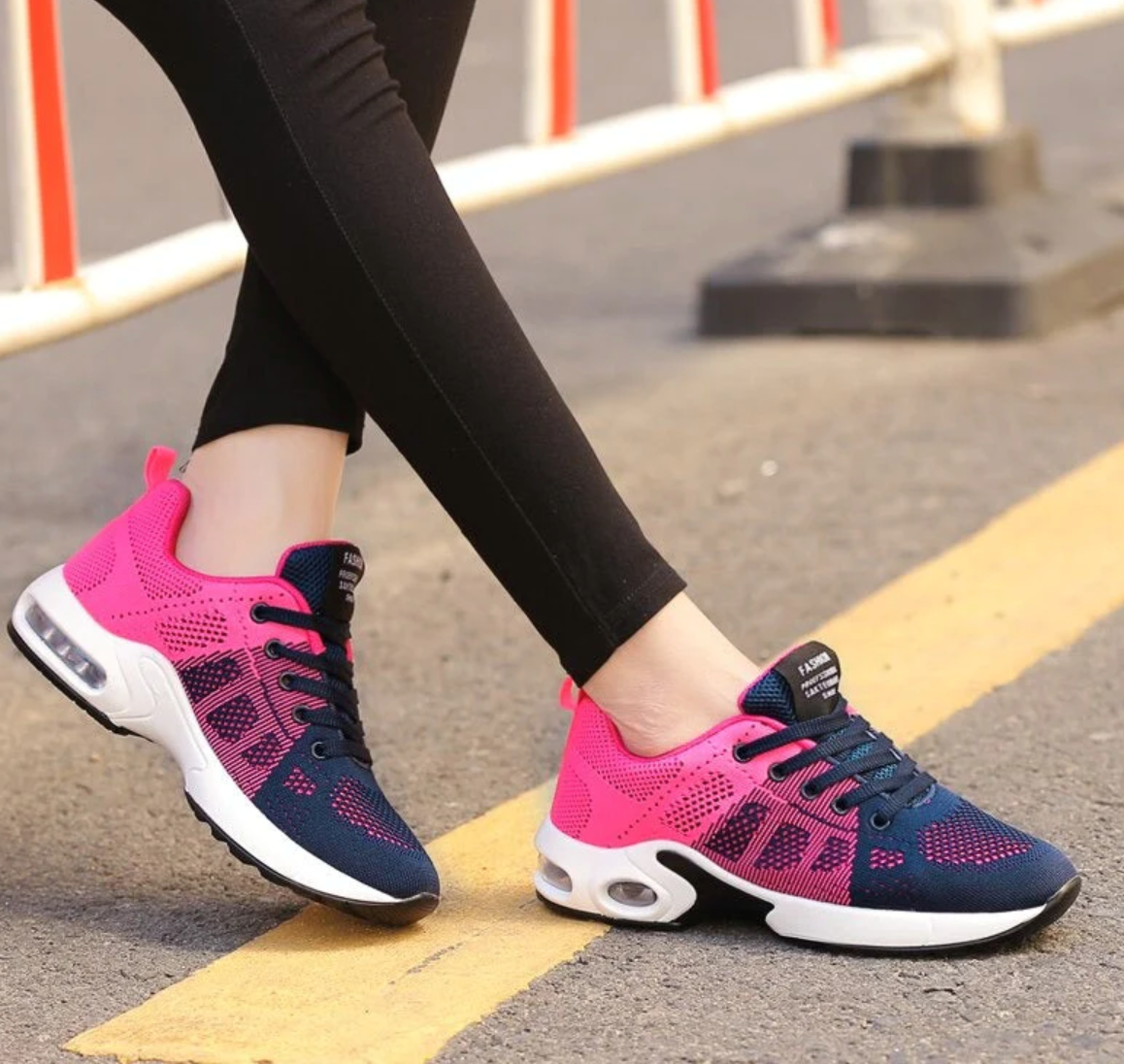 Damen Gehen Sneaker | Schnürverschluss