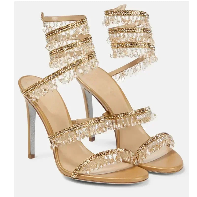 Damen Stiletto Sandalen | mit Hohen Absätzen