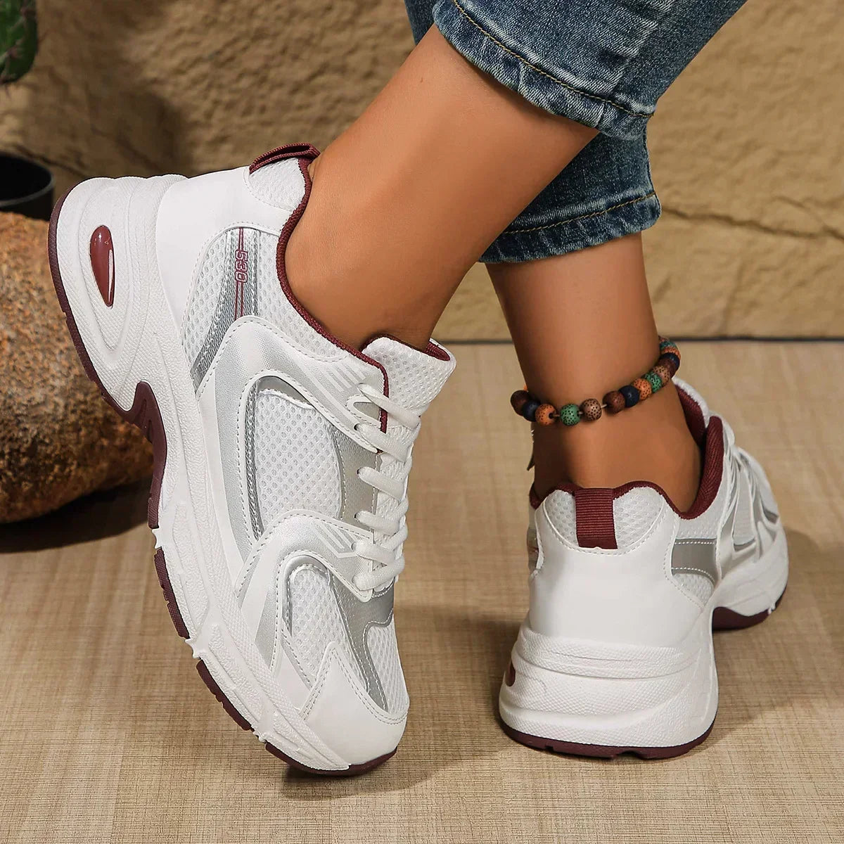 Damen Chunky-Sneaker | Schnürverschluss