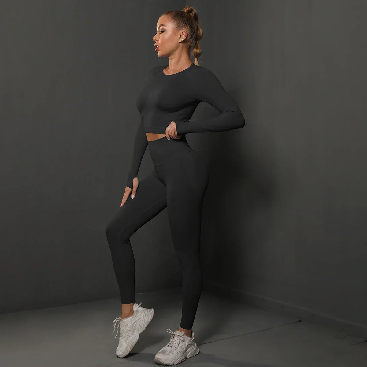 Damen Sportlich Jogginganzug | Zweiteiliges Set