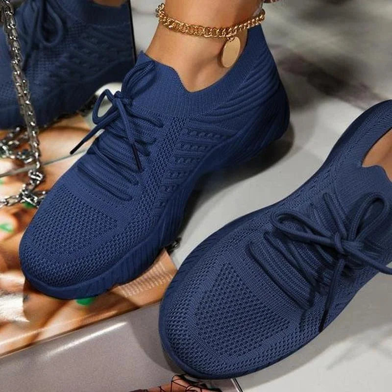 Damen Schnürung Plateau Sneaker | Sportlich