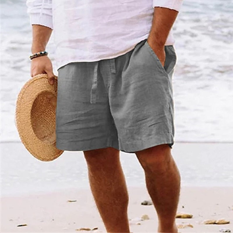 Herren Mittlere Taille Sommer Kurze Hosen | mit Kordelzug