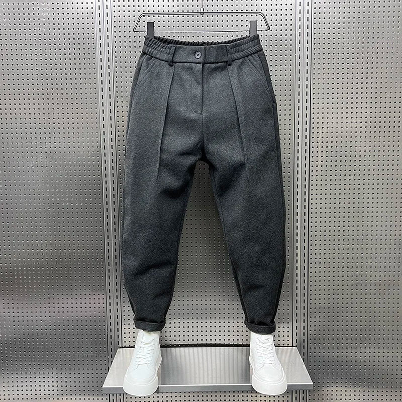 Herren Business Lässig Hose | Hoch Geschnitten