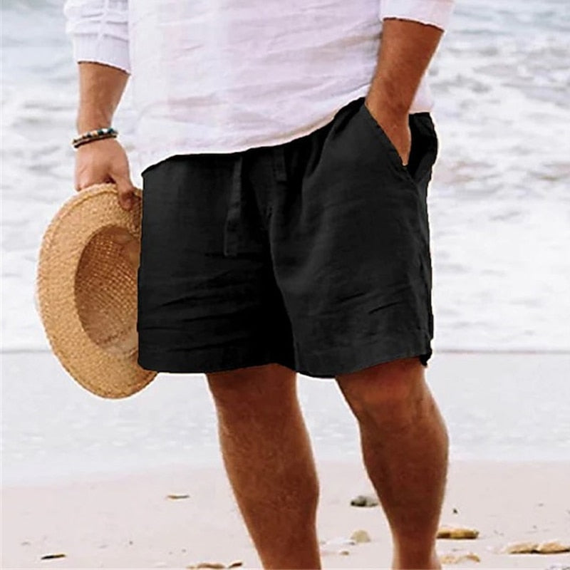 Herren Mittlere Taille Sommer Kurze Hosen | mit Kordelzug