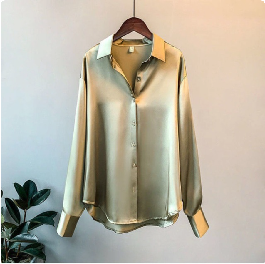 Damen Übergroß Lässige Bluse | Langärmelig