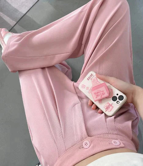 Damen Elegant High-Waist Hose | Lang