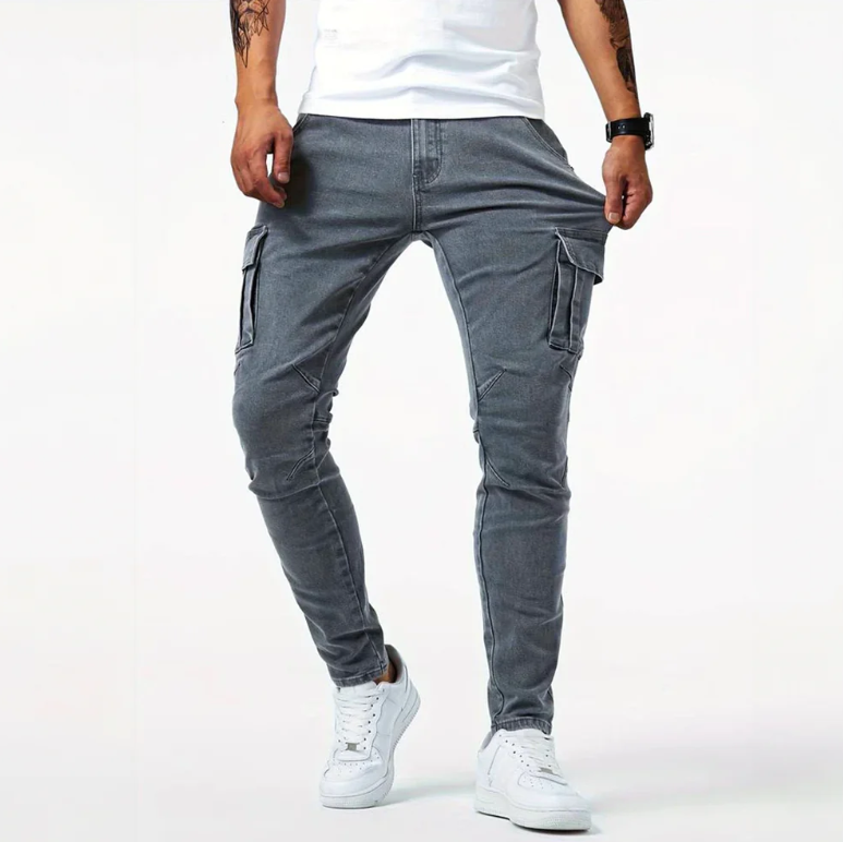 Herren Lässige Cargohose | Schmale Passform