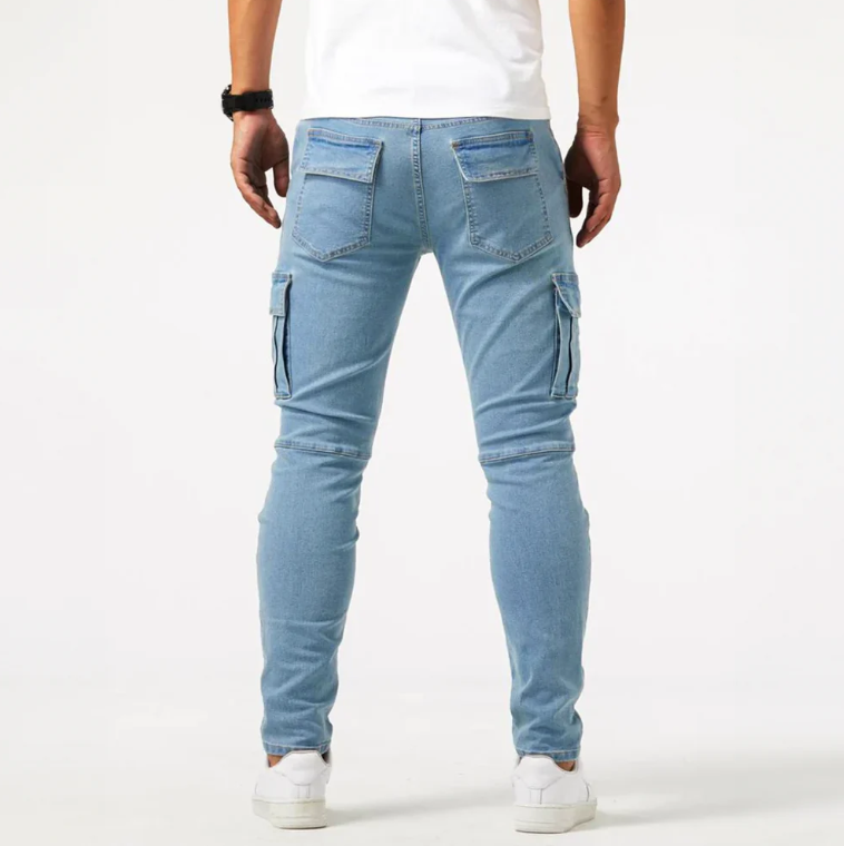 Herren Lässige Cargohose | Schmale Passform
